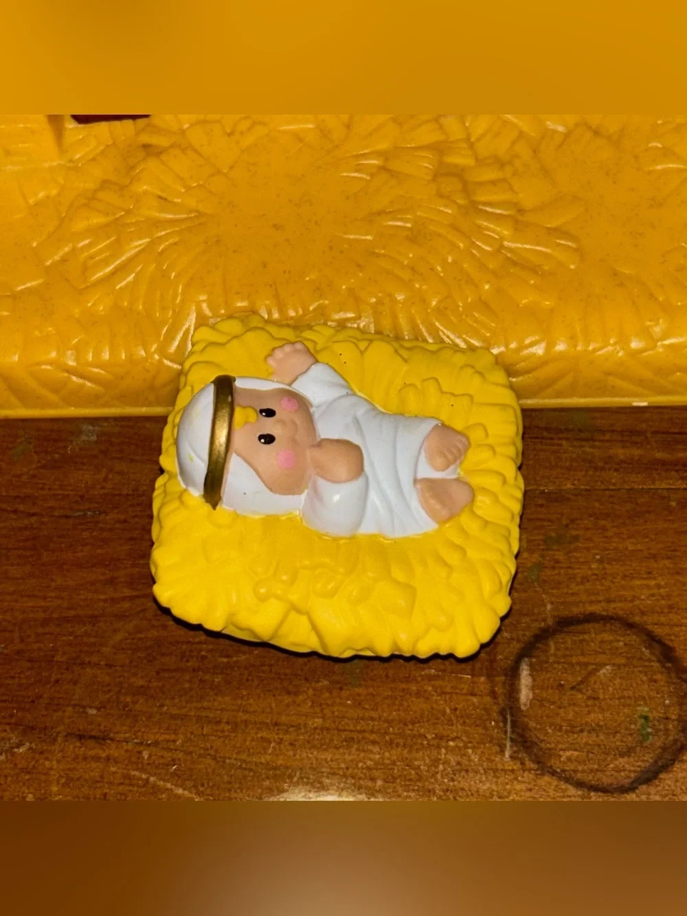 Fisher Price Little People Christmas Nativity Stable W/baby Jesus 2002